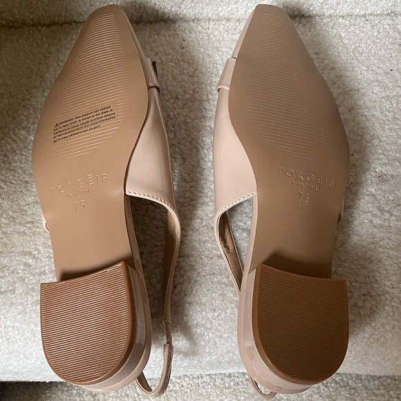 Torgeis Janessa Women's Nude Slingback Heels - Picture 4 of 6